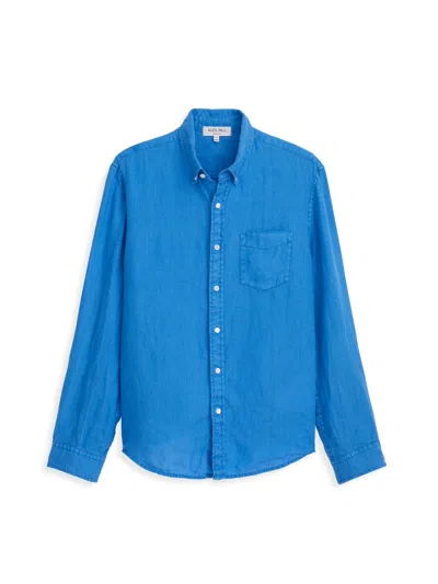 Alex Mill Mill Shirt In Linen Pool Blue