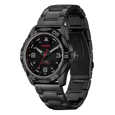 Hugo Boss Black Stainless Steel Watch In Black