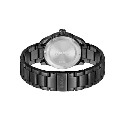 Hugo Boss Black Stainless Steel Watch In Black