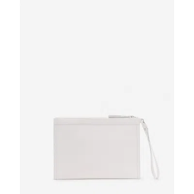 Lanvin White Leather Wallet In White