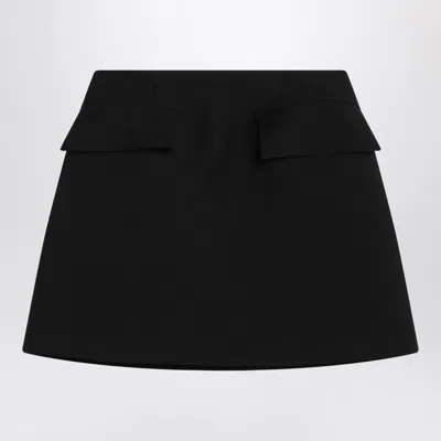 Alexander Mcqueen Mini Skirt With Structured Silhouette
