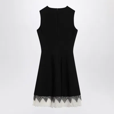 Alexander Mcqueen Black Viscose Mix Dresses