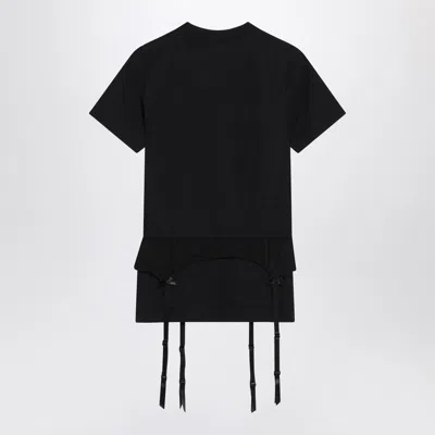 Balenciaga Lace Up Back Bow Detail T-shirt