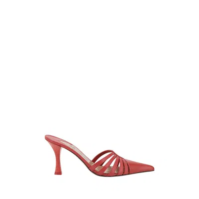 Paris Texas Nadia Sabot Sandals In Red
