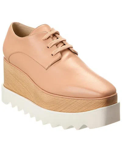 Stella Mccartney Woman Lace-up Shoes Salmon Pink Size 11 Textile Fibers In Pink
