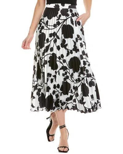 Area Stars Pleated Skirt In White