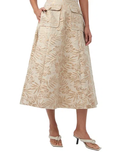 Trina Turk Guinevere Skirt In White