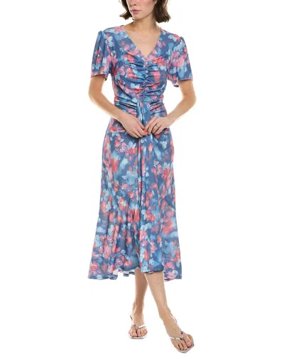 Requirements Jersey Crepe Maxi Dress In Blue