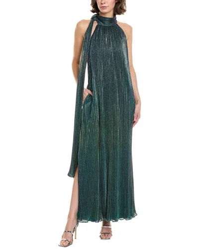 Black Halo Henna Gown In Blue