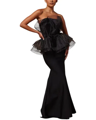 Adele Berto Maxi Dress In Black