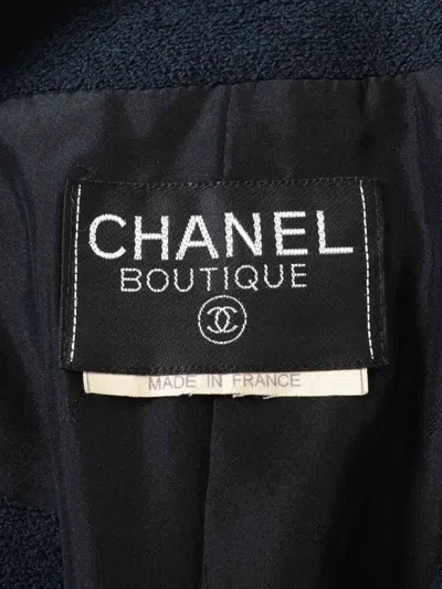 Pre-owned Chanel Wool Jacket In Blue