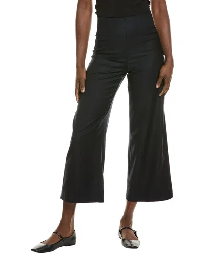 Peserico Stretch Wool Trousers In Black