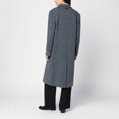 Calvin Klein Single-breasted Coat In Wool Blend