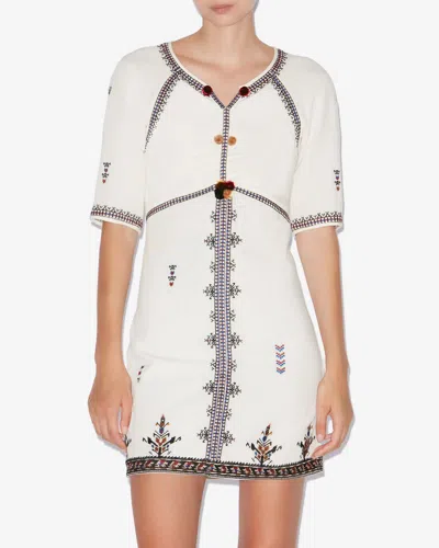 Isabel Marant Étoile Marant Étoile Zatini Dress In Ecru