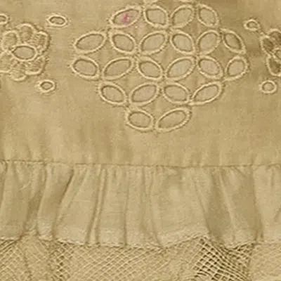 Isabel Marant Étoile Azilis Open Stitch Fringe Cotton Crewneck Sweater In Neutral