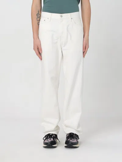 Carhartt White Aaron Jeans In Weiss
