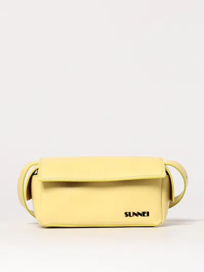 Sunnei La Bauletto Small Vegan In Yellow