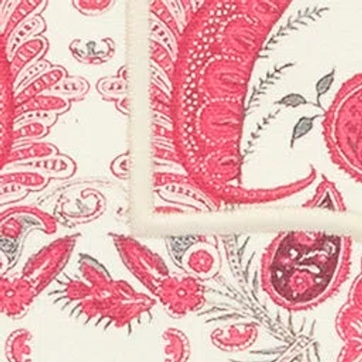 Isabel Marant Floral Print Dual Handles Tote Bag In Red