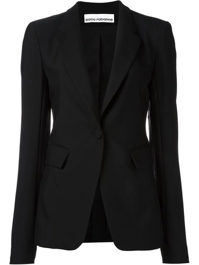 Rabanne Single Button Classic Blazer | ModeSens