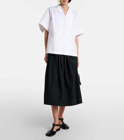 皮革玛丽珍平底鞋