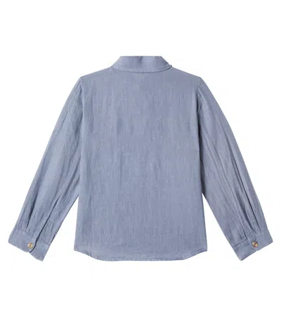 Donsje Linen Shirt In Blue