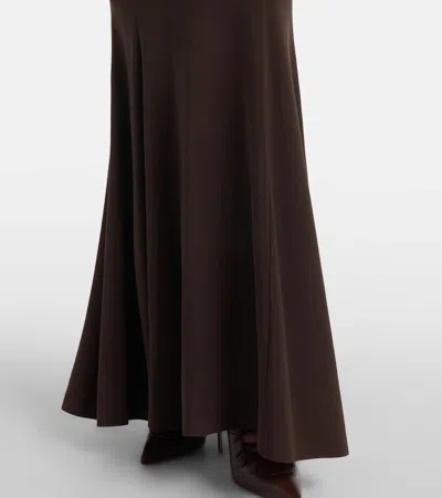 Norma Kamali Underwire Fishtail Gown In Chocolate