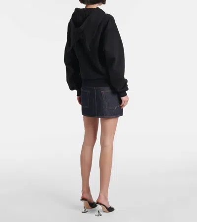 Coperni Horn Hoodie In Black
