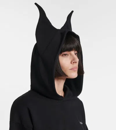 Coperni Horn Hoodie In Black