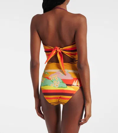 Alemais Printed Swimsuit In Multicoloured