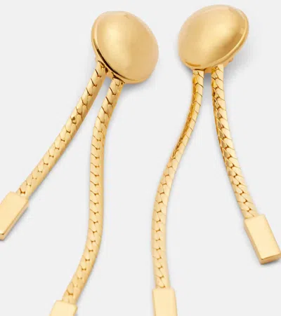 Tom Ford Embellished Clip-on Earrings In Gold