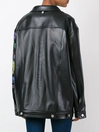 Shop Alyx Oversized Leather Jacket