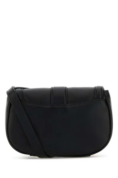 Alexander Mcqueen Women's Leather Mini Satchel Crossbody Bag In Black