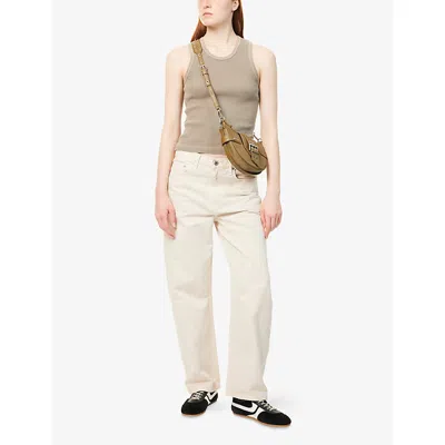 Citizen Of Humanity Citizens Of Humanity Sleeveless Ribbed Top In Md Brown