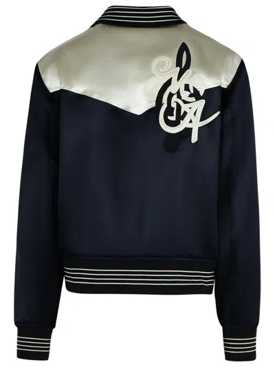 Amiri Ma Music Note Blouson In Black