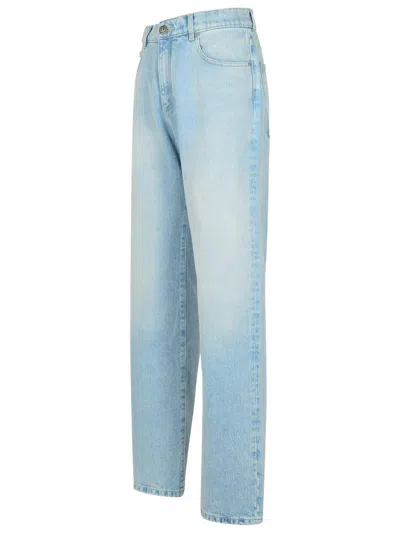Balmain Light Blue Denim Jeans