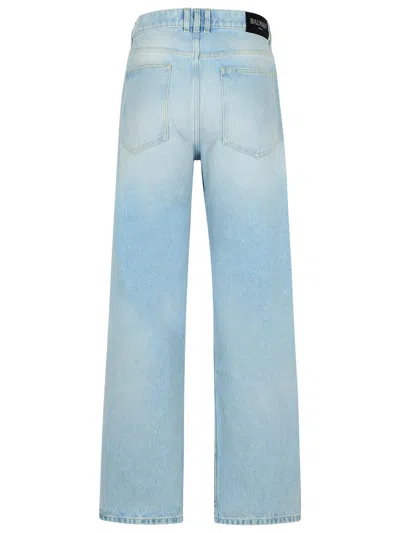 Balmain Light Blue Denim Jeans