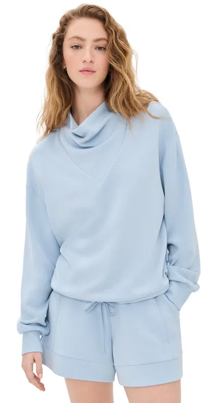 Varley Betsy Jersey Sweatshirt In Cashmere Blue