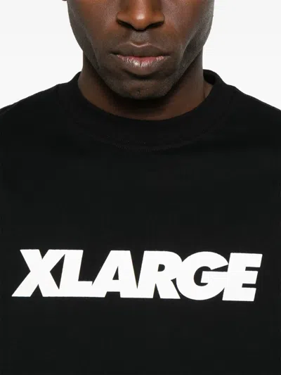 Xlarge Logo-print T-shirt In Black