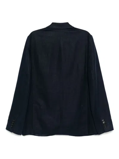 Michael Kors Stretch Tech Blazer In Blue