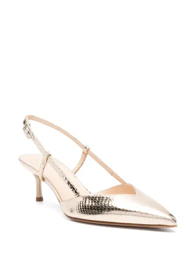 Sergio Levantesi 60mm Chantal Sandals In Gold