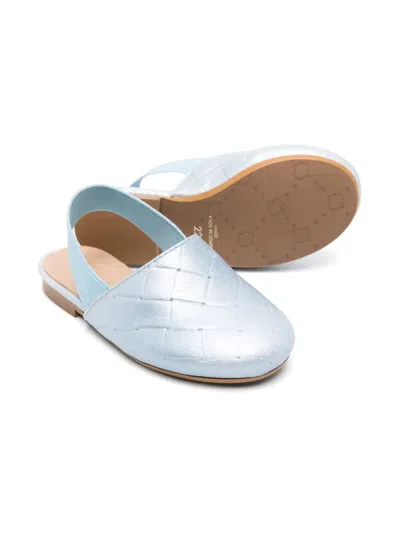 Eli1957 Interwoven Sandals In Blue