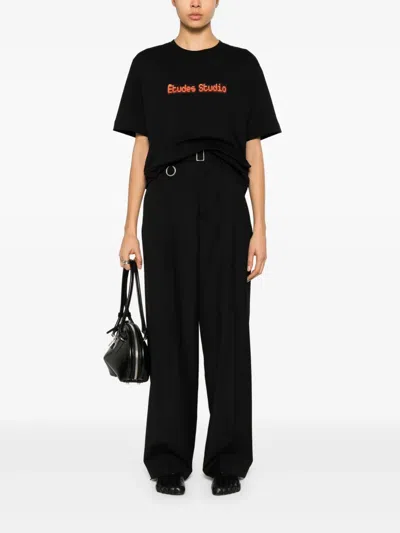 Etudes Studio Time Code T-shirt In Black