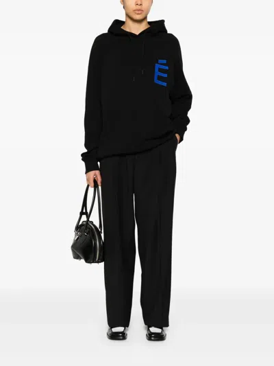 Etudes Studio Big E Hoodie In Black