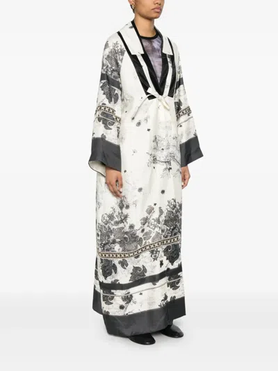 Hui Milano Fava Kimono In Multicolour