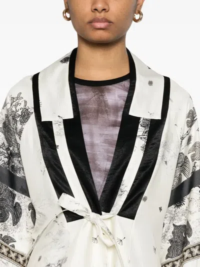 Hui Milano Fava Kimono In Multicolour