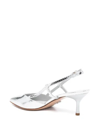 Sergio Levantesi 60mm Carlotta Sandals In Silver