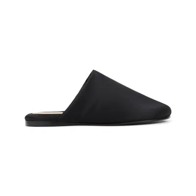 Carven Black Sandals With Soft Polyester Upper In Multi
