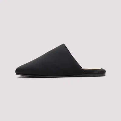 Carven Black Sandals With Soft Polyester Upper In Multi