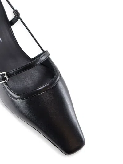 Notabene Elenne Pointed-toe Kitten-heel Pumps In Black