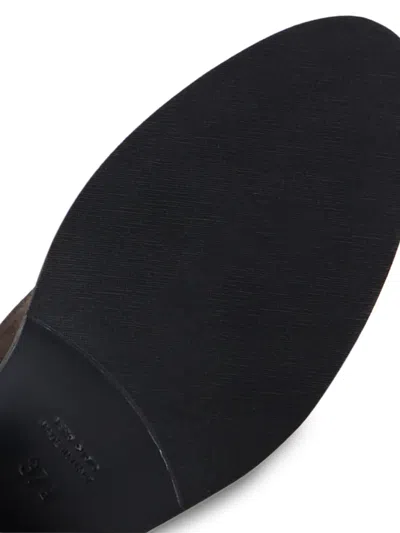 绒面皮西部风及踝靴